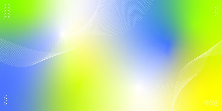 Fondo de gradiente fluido luminoso con líneas fluidas y transiciones suaves