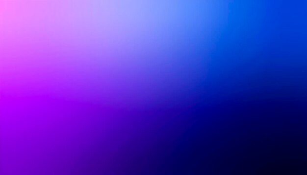 El fondo gradiente hace una transición suave de azul profundo a púrpura vibrante