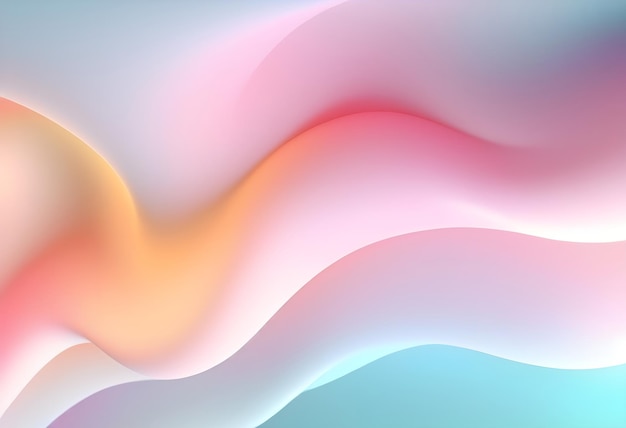 Fondo de gradiente de onda 3D abstracto