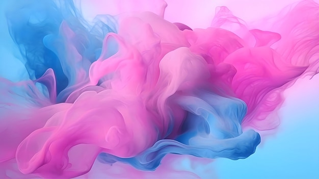 Fondo de gradiente pastel suave con textura fluida generado por Ai