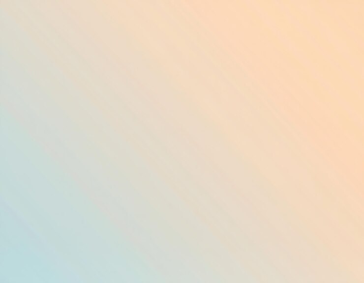 Foto fondo de gradiente pastel suave con una transición suave de azul a melocotón