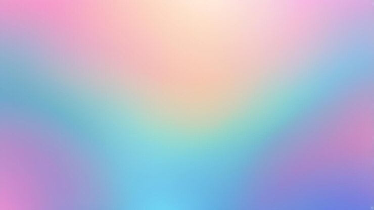 Fondo de gradiente pastel con tonos suaves de púrpura, rosa y azul