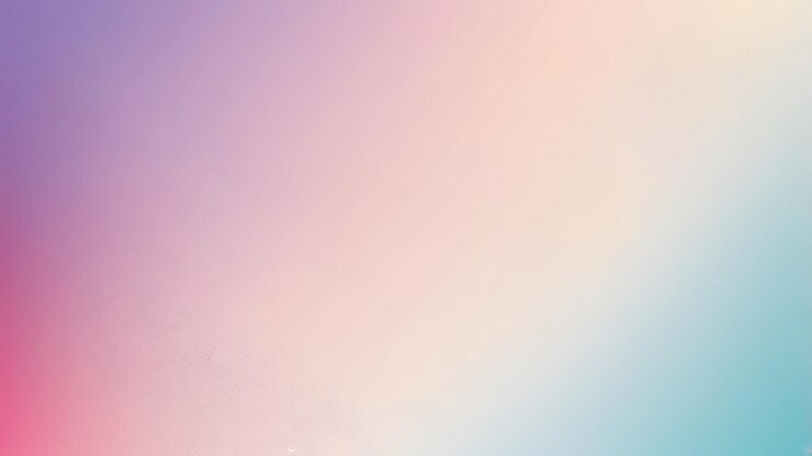 Fondo de gradiente pastel con tonos suaves de púrpura, rosa y azul