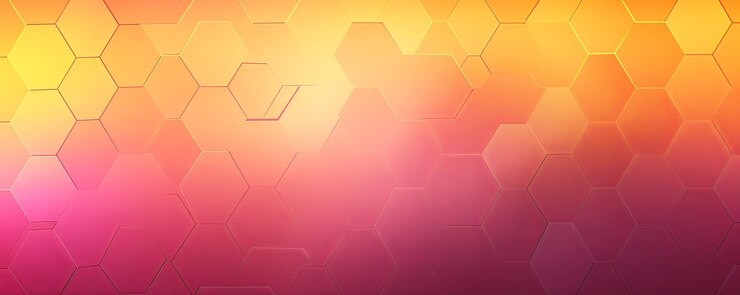 Foto fondo de gradiente rosa y amarillo con un patrón hexagonal en una ilustración vectorial ar 52 v 52 id de trabajo 2cb4addab7bf4ac8b899a08d1a6b084d