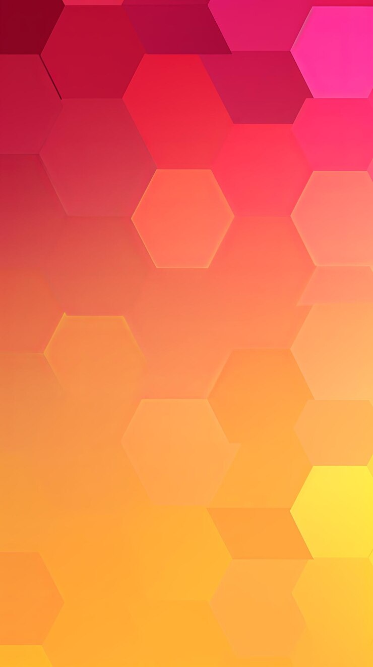 Foto fondo de gradiente rosa y amarillo con un patrón hexagonal en una ilustración vectorial ar 916 v 52 id de trabajo be98acc6abaa4daaab0efeaa8f4dfe22