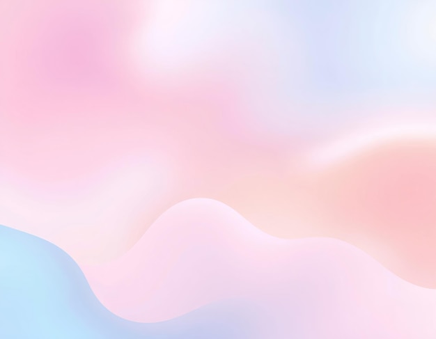 Fondo de gradiente rosa y azul abstracto con una línea curva suave que divide los dos colores
