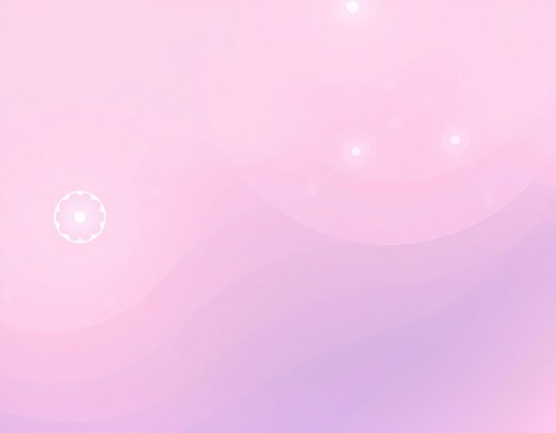 Fondo de gradiente rosa y blanco abstracto con flor y luz