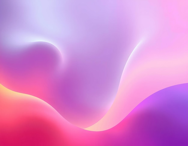 Fondo de gradiente rosa y púrpura abstracto con líneas onduladas