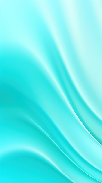 Fondo de gradiente de tonalidad pastel cian con líneas onduladas patrón vacío en blanco con espacio de copia para el producto