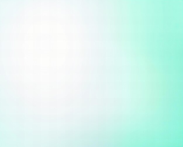 Fondo de gradiente verde menta con enfoque suave del espacio de copia