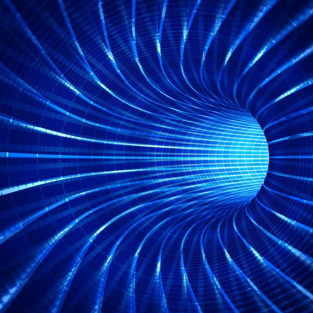 Fondo gráfico de túnel de tecnología