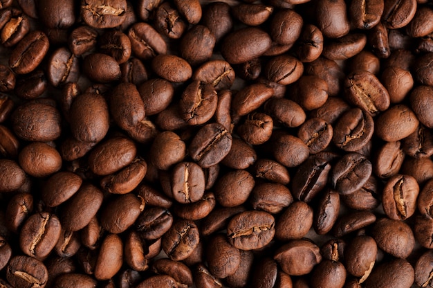 Foto fondo de granos de café