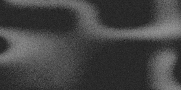 Fondo granulado en gradiente blanco y negro