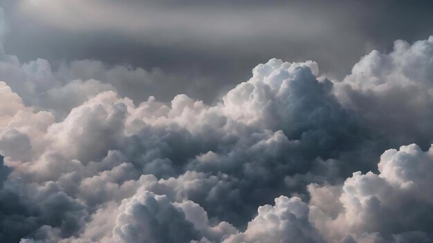 Fondo gris abstracto en forma de nubes