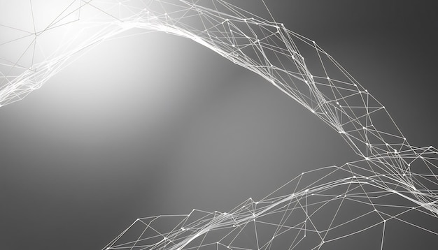Fondo gris abstracto con líneas blancas que crean un patrón geométrico