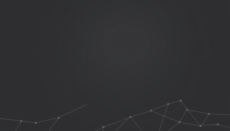Fondo gris oscuro abstracto con líneas blancas delgadas y pequeños puntos