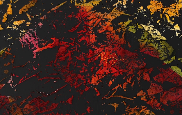Fondo de grunge abstracto volumétrico Sucio agrietado 3d renderizado superficie colorida