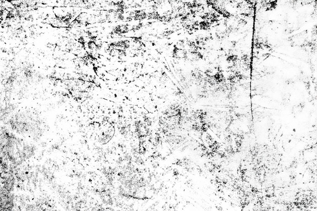 Fondo grunge de blanco y negro Ilustración abstracta textura de grietas chips punto aislado en fondo transparente archivo PNG
