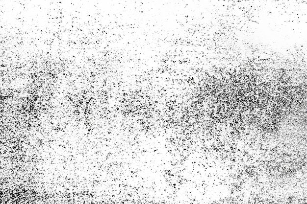 Fondo grunge de blanco y negro Ilustración abstracta textura de grietas chips punto patrón monocromo sucio de la superficie vieja desgastada