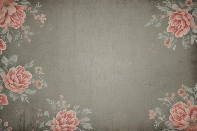 Foto el fondo de grunge floral