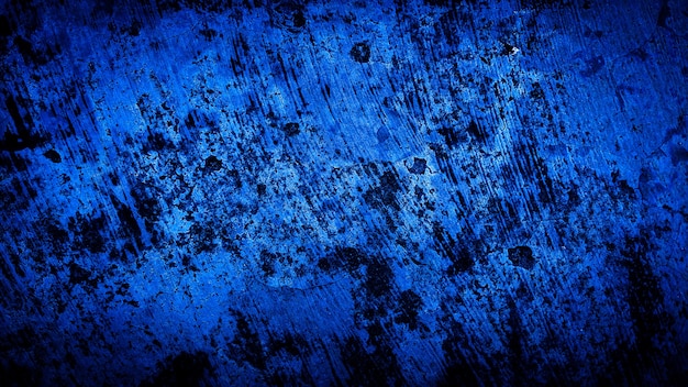 Fondo de grunge de fondo abstracto de pared azul