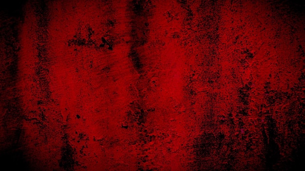 Fondo de grunge de pared vieja roja de tema de Halloween