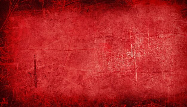 Fondo de grunge rayado rojo textura de superficie de fondo con textura grunge con arañazos