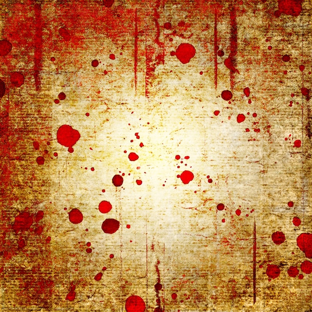 Fondo de grunge rojo sangre sangrienta