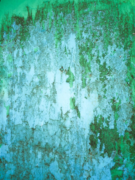 Fondo grunge verde Textura de metal turquesa oxidada Foto de alta calidad