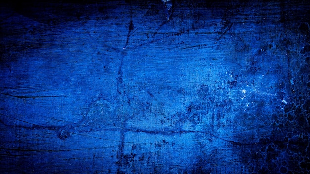 Fondo de grunge de la vieja pared azul Fondo abstracto Fondo azul