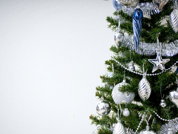 Fondo de habitación de árbol de Navidad