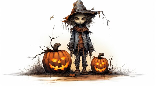 Fondo de Halloween calabaza