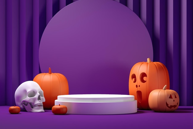 Fondo para halloween con calabazas