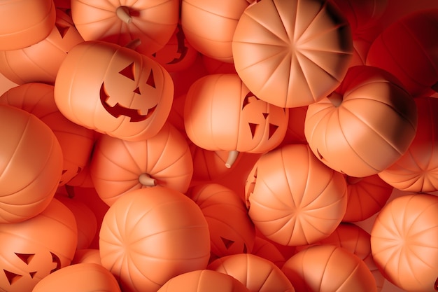 Fondo para halloween con calabazas