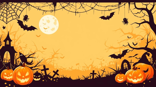 Fondo de Halloween para el cartel de banner papel de pared HD