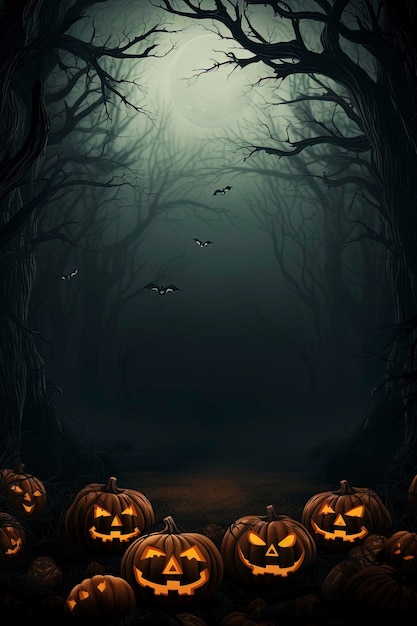 Fondo de Halloween y copyspace