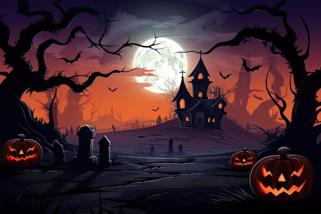 Fondo de Halloween espeluznante