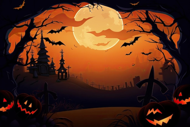 Fondo de Halloween espeluznante