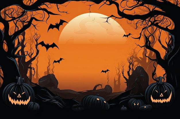 el fondo de halloween