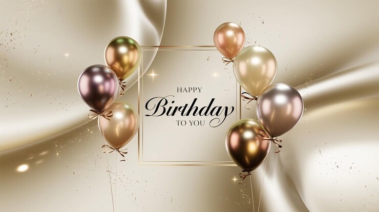 El fondo de Happy Birtday es de lujo.