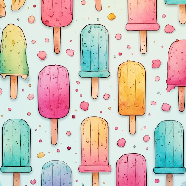 fondo de helado color suave