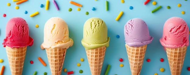 fondo de helado de colores