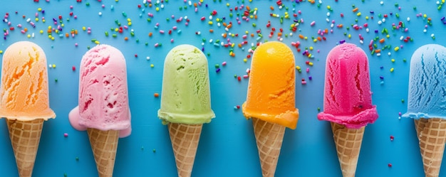 fondo de helado de colores