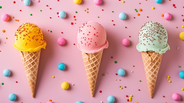 fondo de helado de colores