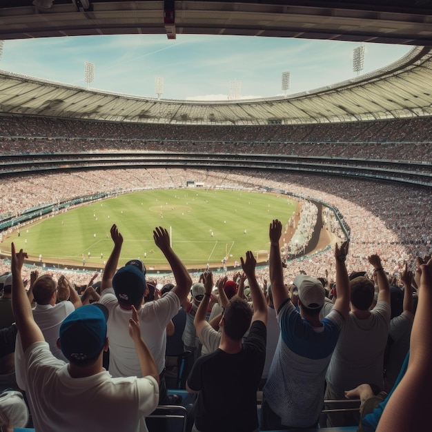 Fondo hermoso del estadio de cricket