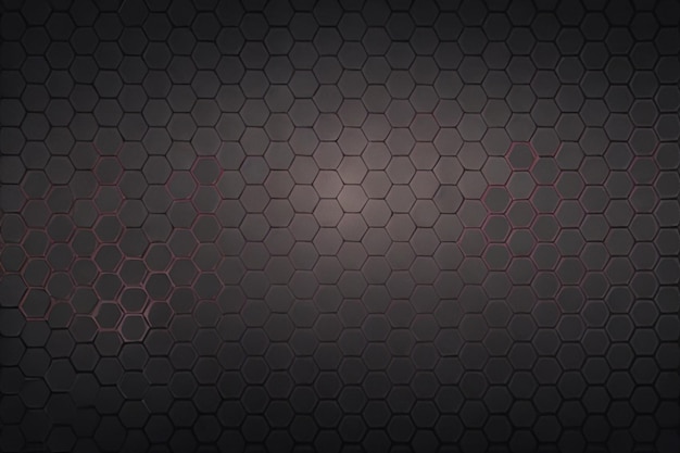 Fondo hexagonal con ilustración 3d de textura real