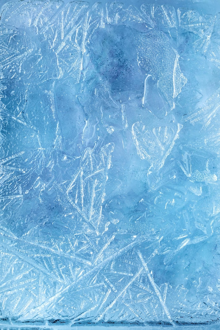 Foto fondo de hielo azul