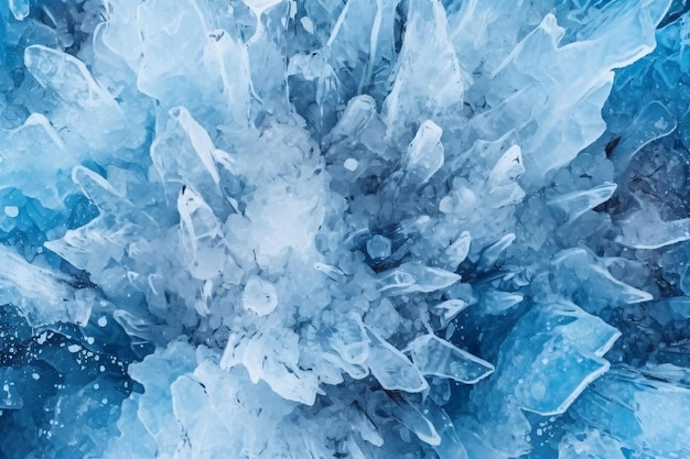 Fondo de hielo fresco Ai generativo