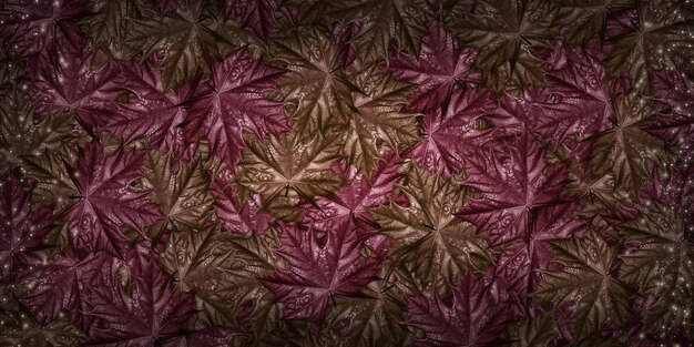 Fondo de hoja marco de texto fondo natural ilustración 3D