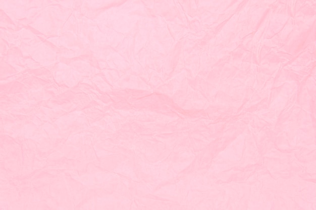 Fondo de hoja de papel arrugado rosa